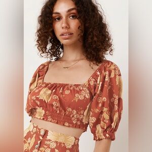 Spell Sloan crop top